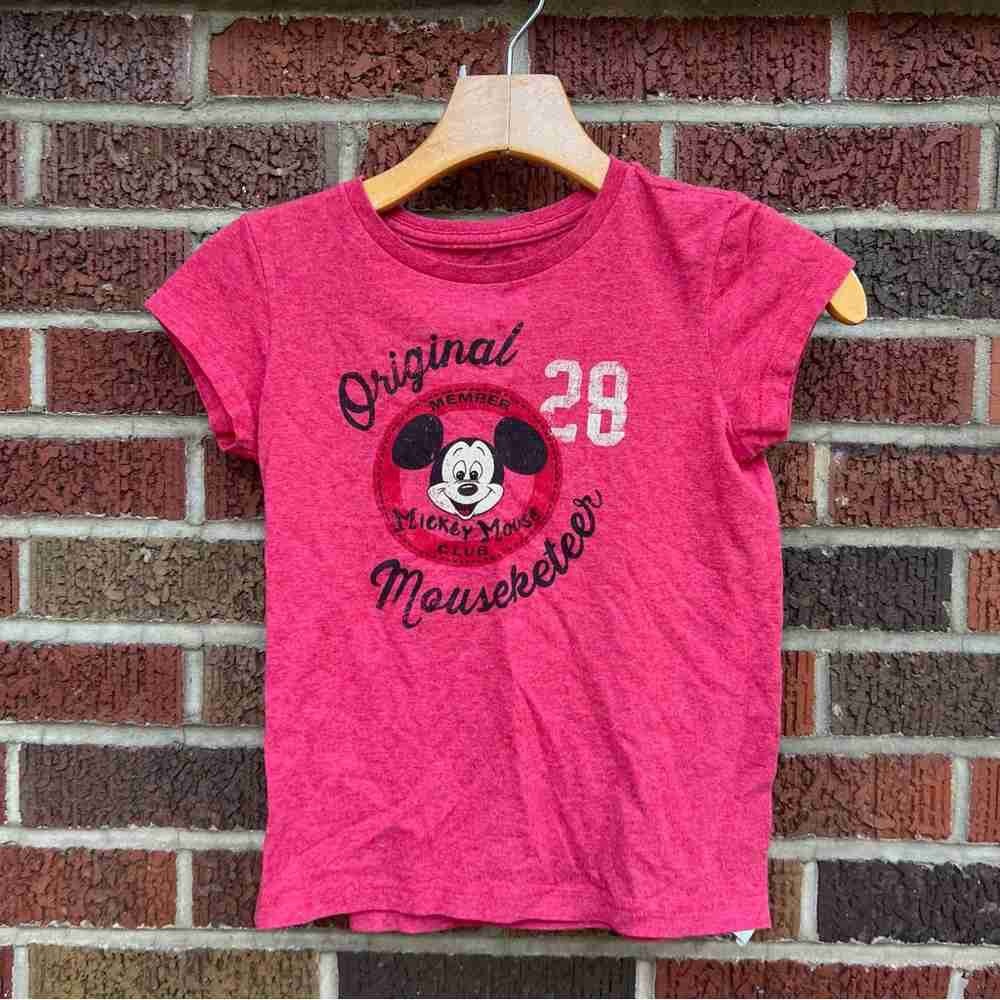 Disney Red Mickey Mouse 'Original Mousekeeper' Graphic Tee